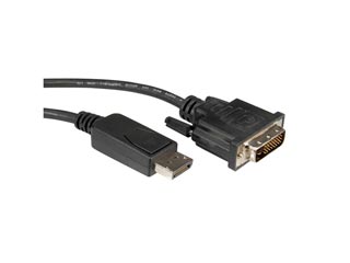 Roline Καλώδιο DisplayPort (Male) σε DVI-D (Dual Link) (Male) 3m