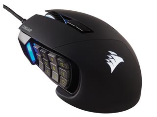 Corsair Scimitar RGB Elite MOBA/MMO Optical Gaming Mouse