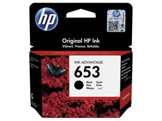 HP 653 Black Ink Advantage Cartridge