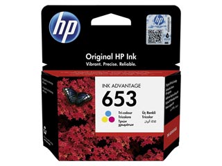 HP 653 Tri-Color Ink Advantage Cartridge