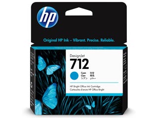 HP 712 Cyan DesignJet Ink Cartridge - 29ml