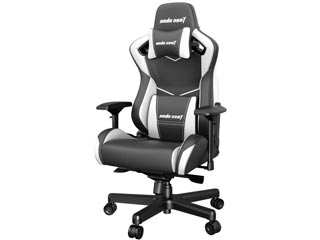 Anda Seat Gaming Chair AD12XL Kaiser II - Black / White [AD12XL-07-BW-PV-W01]