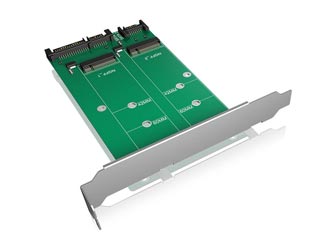 RaidSonic Icy Box M.2 SATA to SATA III converter card [IB-CVB512-S]