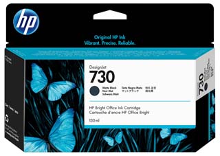 HP 730 Matte Black DesignJet Ink Cartridge 130ml