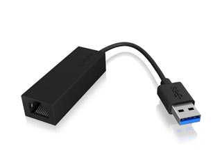 RaidSonic Icy Box USB 3.0 Type-A to ethernet 10/100/1000 adapter [IB-AC501a]