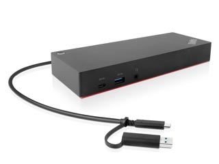 Lenovo ThinkPad Hybrid USB-C / USB-A Dock - USB 3.1 / USB 2.0 / DisplayPort / HDMI /Ethernet / Audio Jack