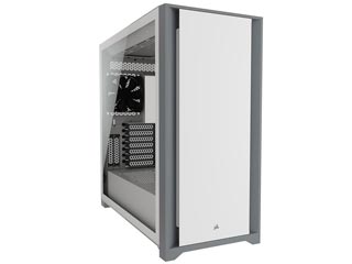 Corsair 5000D Windowed Mid-Tower Case Tempered Glass - White