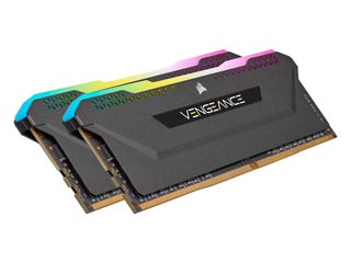 Corsair Vengeance RGB PRO SL 16GB DDR4 3600MHz CL18 (Kit of 2) - Black