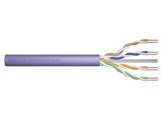 Digitus DK-1613-VH-305 Cat 6 U/UTP Installation Cable 305m AWG 23/1 LSZH Violet Eca