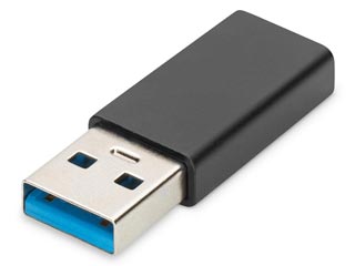 Digitus USB 3.0 Type-A (Male) to Type-C (female) Adapter [AK-300524-000-S]