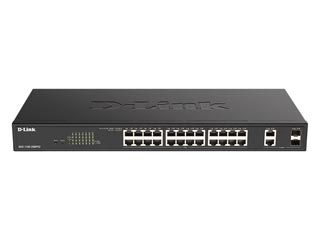 D-Link 26-Port 10/100/1000 EasySmart Managed Ethernet Switch v2 [DGS-1100-26MPV2]