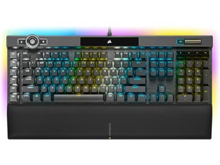 Corsair K100 RGB Wired Keyboard - OPX Opto-Mechanical - US Layout [CH-912A01A-NA]