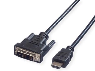 Value Καλώδιο HDMI (Male) σε DVI-D (Male) 2m