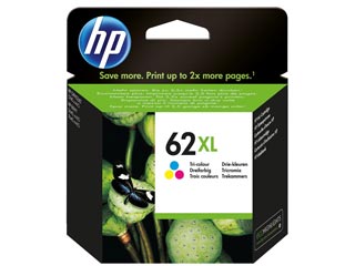 HP 62XL Tri-Color Inkjet Print Cartridge