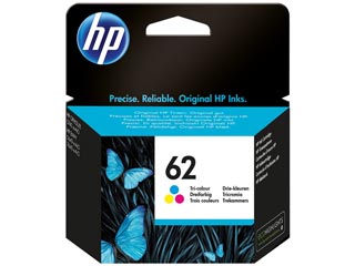 HP 62 Tri-Color Inkjet Print Cartridge