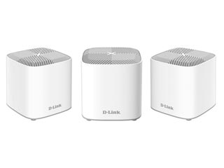 D-Link COVR AX1800 Wireless Dual Band Gigabit Whole Home Mesh Wi-Fi System 3-Pack [COVR-X1863]