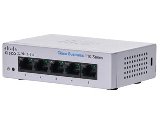 Cisco Business 5-Port 10/100/1000 Gigabit Unmanaged Ethernet Switch