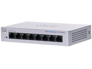 Cisco Business 8-port 10/100/1000 Gigabit Unmanaged Ethernet Switch