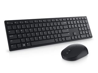 Dell Keyboard & Mouse Pro KM5221W Wireless QWERTY Greek - Black