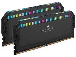 Corsair Dominator Platinum RGB DDR5 32GB 5600MHz CL36 (Kit of 2) - Black [CMT32GX5M2X5600C36]