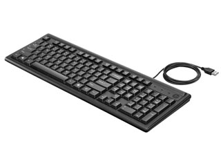 HP Keyboard 100 Wired USB - Black - GR Layout