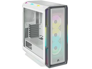 Corsair 5000T iCUE RGB Windowed Mid-Tower Case Tempered Glass - White