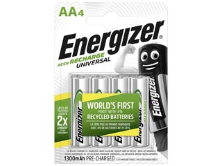 Energizer Επαναφορτιζόμενες Μπαταρίες ΑΑ-HR6 4-Pack