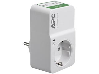 APC Essential Surge Arrest 1 with 2 USB Charger Ports 230V [PM1WU2-GR]