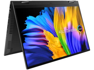 Asus ZenBook Flip 14 OLED (UN5401QA-OLED-KN721X) - Ryzen 7-5800H - 16GB - 512GB SSD - AMD Radeon Graphics - Win 11 Pro - 2.8K OLED Touch Display