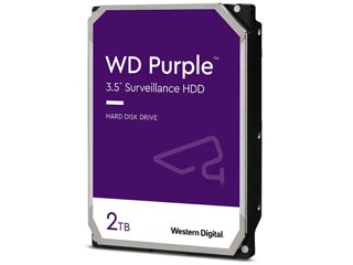 Western Digital 2TB Purple SATA III For Surveillance [WD22PURZ]