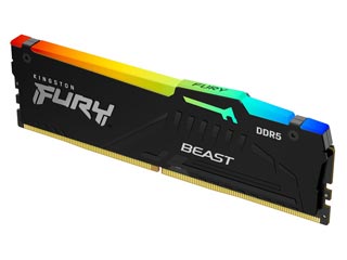 Kingston 16GB FURY Beast RGB DDR5 5600MHz CL40 [KF556C40BBA-16]