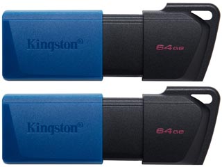 Kingston DataTraveler Exodia M Flash Drive - 64GB Duo-Pack [DTXM/64GB-2P]