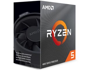 AMD Ryzen 5 4500 with Wraith Stealth Cooler [100-100000644BOX]