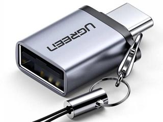 Ugreen US270 Αντάπτορας USB 3.0 Type-A (Female) - Type-C (Male) - Gray