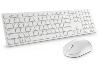 Dell Keyboard & Mouse Pro KM5221W Wireless QWERTY Greek - White