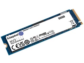 Kingston 500GB NV2 NVMe M.2 PCI-Express SSD [SNV2S/500G]