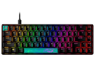 HyperX Alloy Origins 65 RGB Mechanical Gaming Keyboard - HyperX Aqua Switches - US Layout [56R64AA]