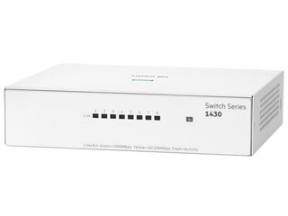 HPE Aruba Instant On 1430 8-Port 10/100/1000 Gigabit Switch [R8R45A]