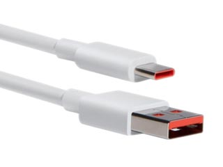 Xiaomi Καλώδιο Φόρτισης USB Type-A (Male) to USB Type-C (Male) 6A 1.0m - White