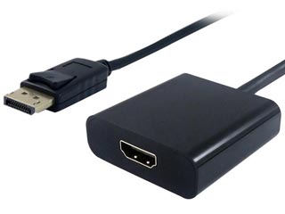 PowerTech Αντάπτορας DisplayPort (Male) σε HDMI (Female) - Black [PTH-031]