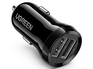 UGREEN ED018 USB-A Car Charger 24W - Black [50875]