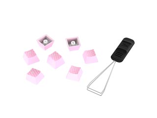 HyperX 19 Rubber Keycap Set - Pink - US Layout [519U0AA]