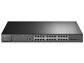 Tp-Link JetStream 24-Port 10/100/1000 Gigabit with 4-Port 10Gbps SFP+ PoE+ L2+ Managed Switch V2.2 [TL-SG3428XMP]