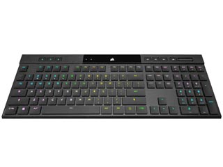 Corsair K100 Air Wireless RGB Ultra-Thin Gaming Keyboard - Cherry MX Ultra Low Profile Tactile - US Layout [CH-913A01U-NA]