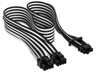 Corsair Premium Individually Sleeved PCIe 5.0 12+4 pin Cable Type 4 600W - Black / White [CP-8920333]