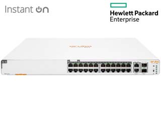 HPE Networking Instant On 1960 24-Port 1Gbps PoE+ 2-Port Base-T 10Gbps 2-Port SFP+ 10Gbps Managed Switch
