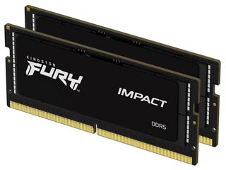 Kingston 32GB FURY Impact DDR5 5600Mhz CL40 SODIMM (Kit of 2)