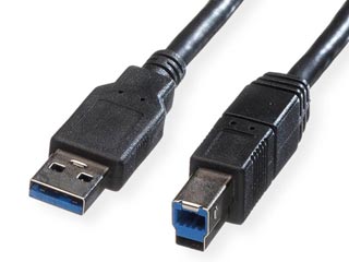 Roline Καλώδιο USB 3.0 Type A (Male) - USB 3.2 Gen 1 Type B (Male) 1.8m