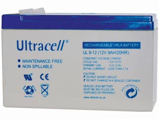 UltraCell Universal Replacement Battery Cartridge 12V 9Ah (151x65x94mm)