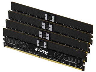 Kingston 128GB Fury Renegade Pro 5600MHz DDR5 ECC Registered CL36 (Kit of 4)